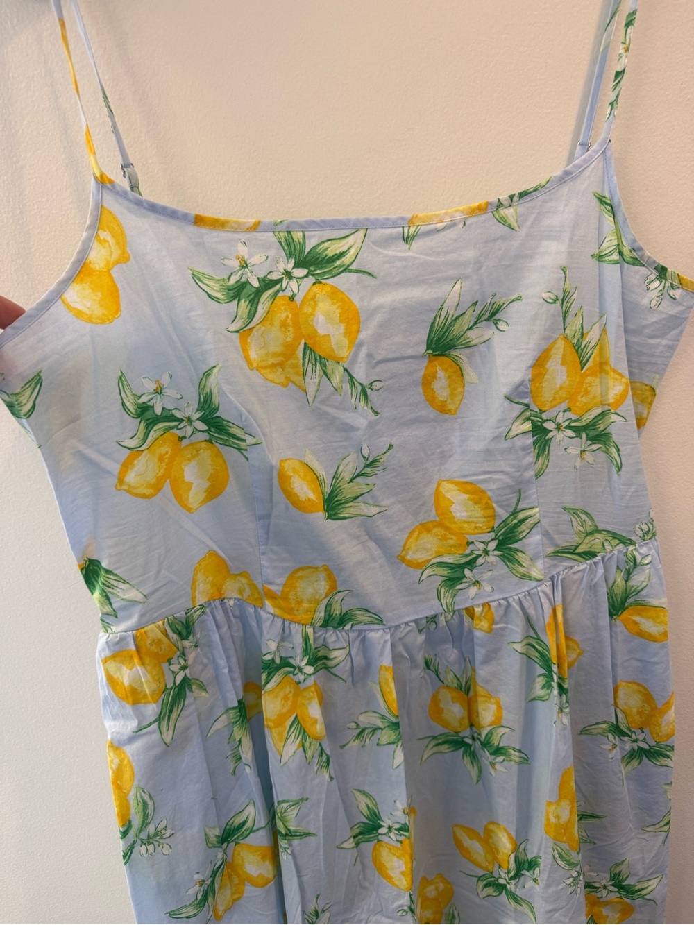 GAP Light Blue Lemon Print Sundress - Picture 2 of 5